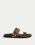 Marks & Spencer "Suede Leopard Print Sandals"